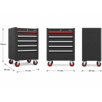 Mobil Schrank mit 5 Schubladen - productbox 9_2nd