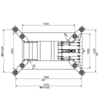 RETTER RT-2800S Scherenhebebühne 2.8 t & Mobil-Kit 