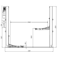 RETTER Zwei-Säulen-Hebebühne Profi-Line RH-B4000ES