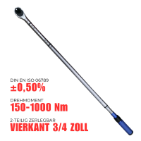 3/4" Drehmomentschlüssel 150-1000 Nm 4
