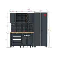 RT01Y00116 - Werkstatteinrichtung Set 6 Teile Edition Schran