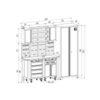RT01Y00116 - Werkstatteinrichtung Set 6 Teile Edition Schran