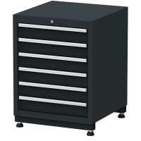 6-Schubladen Schrank Modul für Schranksystem RTX5000 - 