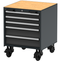 Mobiler 5-Schubladen Schrank Modul f&uum slider