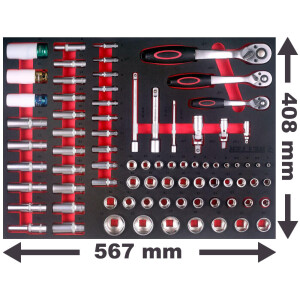 RETTER RTN-1341 Einlage / Socket 80 Teile