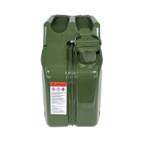 Kraftstoffkanister 10L Metall – Benzinkanister Olivgr&