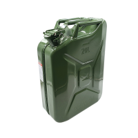 Kraftstoffkanister 20L Metall – Benzinkanister Olivgr&