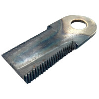 Schlägelmesser gezahnt 120 x 50 x 4 mm – Bohrung 