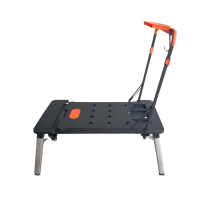 RETTER 7-in-1 Multifunktions-Werkbank,Transportwagen, klappb