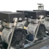 RT1150 Flüster Kompressor 150 L / 10 Bar mit integriert
