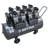 RT1200 Flüster Kompressor 200 L / 8 Bar 1
