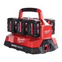 M18PC6  PACKOUT 6-fach Ladegerät Milwaukee 4