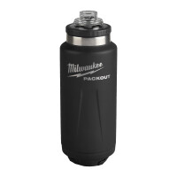 PACKOUT Isolierflasche  1065 ml mit Schraubdeckel, schwarz 