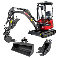 Rhinoceros XN18L Diesel Minibagger - Kub slider