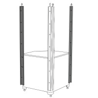 Befestigung - Deluxe Verbindungsstück 105 x 15 x 1956 m