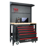RETTER Werkbank 120 cm mit Holzplatte, R gallery
