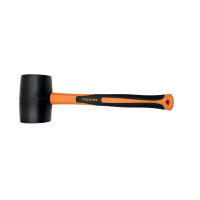 Gummihammer 450g mit Fiberglasstiel und Soft-Grip 3