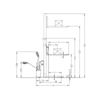 Vollelektrischer Stapler 1.5T × 3,5 m Hubböhe mit
