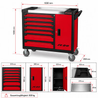 RETTER R26 Werkzeugwagen – 274 - teiliges Profi-Werkze