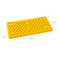 Gummiauflage Gelb 41,9 x 19 x 3cm