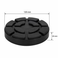 Gummiauflage rund &Phi;120X20mm