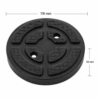 Gummiauflage rund &Phi;119X30mm