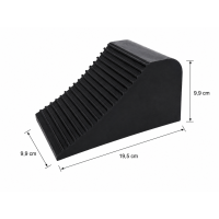 Gummiauflage Keil 19,5 x 9,9 x 9,9cm
