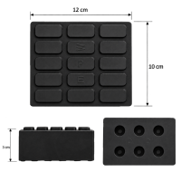Gummiauflage 12 x 10 x 5,5cm 1