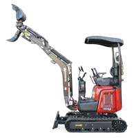 XN13 Minibagger 1.3t mit Kubota D722 Motor – 2-Gang | 