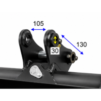 Böschungslöffel schwenkbar 1000 mm für Miniba