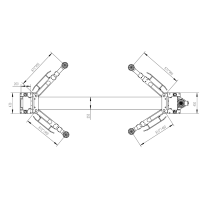 RETTER Zwei-Säulen-Hebebühne RTH-B4500ES 4.5t 380V