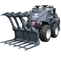 Holzgreifer hydraulisch für Kompaktlader - AGROX Hoflad