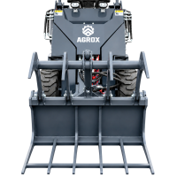 Holzgreifer hydraulisch für Kompaktlader - AGROX Hoflad