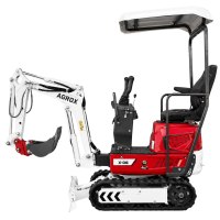 AGROX Austria Edition X-06 Benzin-Minibagger 640 kg mit Scha