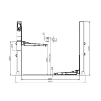 Restposten / B-Ware - RETTER RTH-2040 2 Säulen Hebeb&uu