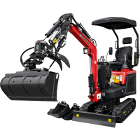 Rhinoceros KS10-9 Rot Diesel Mini-Bagger gallery