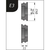 Typ E3, Ø 62 x 26 x 22 mm Biegero gallery