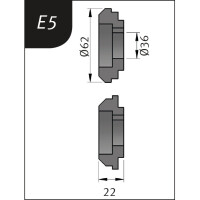 Typ E5, Ø 62 x 26 x 22 mm Biegero gallery