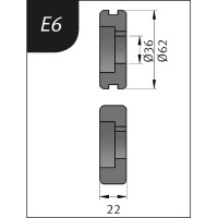 Typ E6, Ø 62 x 26 x 22 mm Biegero gallery