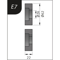 Typ E7, Ø 62 x 26 x 22 mm Biegero gallery