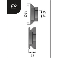 Typ E8, Ø 53 x 19 x 18 mm Biegero gallery