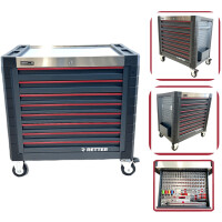 Mobiler Werkzeugwagen R12 - 8 Schubladen slider