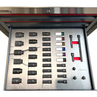 Mobiler Werkzeugwagen R12 - 8 Schubladen | Premiumqualit&aum