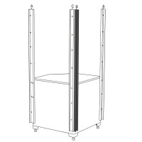 Befestigung - Deluxe Verbindungsstück 110 x 15 x 1956 m