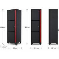 1‐türiger Stehschrank Modul für Schranksystem - 60