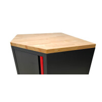 1‐türiger Eckbodenschrank Modul für Schranksystem 