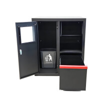 Mülleimer mit Papierhalter Modul für Schranksystem