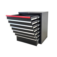 7‐Schubladen Schrank Modul für Schranksystem - 711 x 50