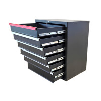 6‐Schubladen Schrank Modul für Schranksystem - 711 x 50