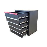 5‐Schubladen Schrank Modul für Schranksystem - 711 x 50